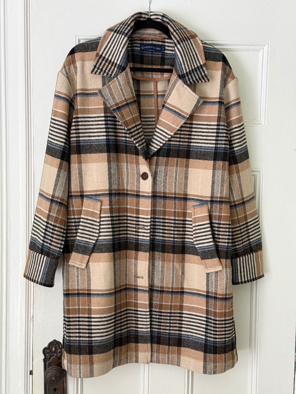 United By Blue - Plaid Wool Coat